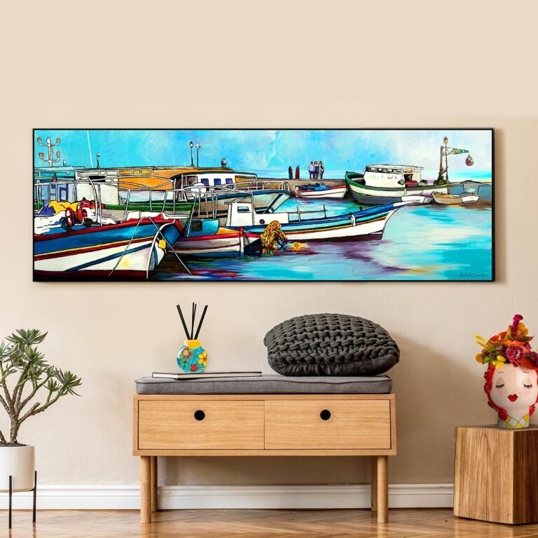 Tela “Il Porticciolo” 150X50