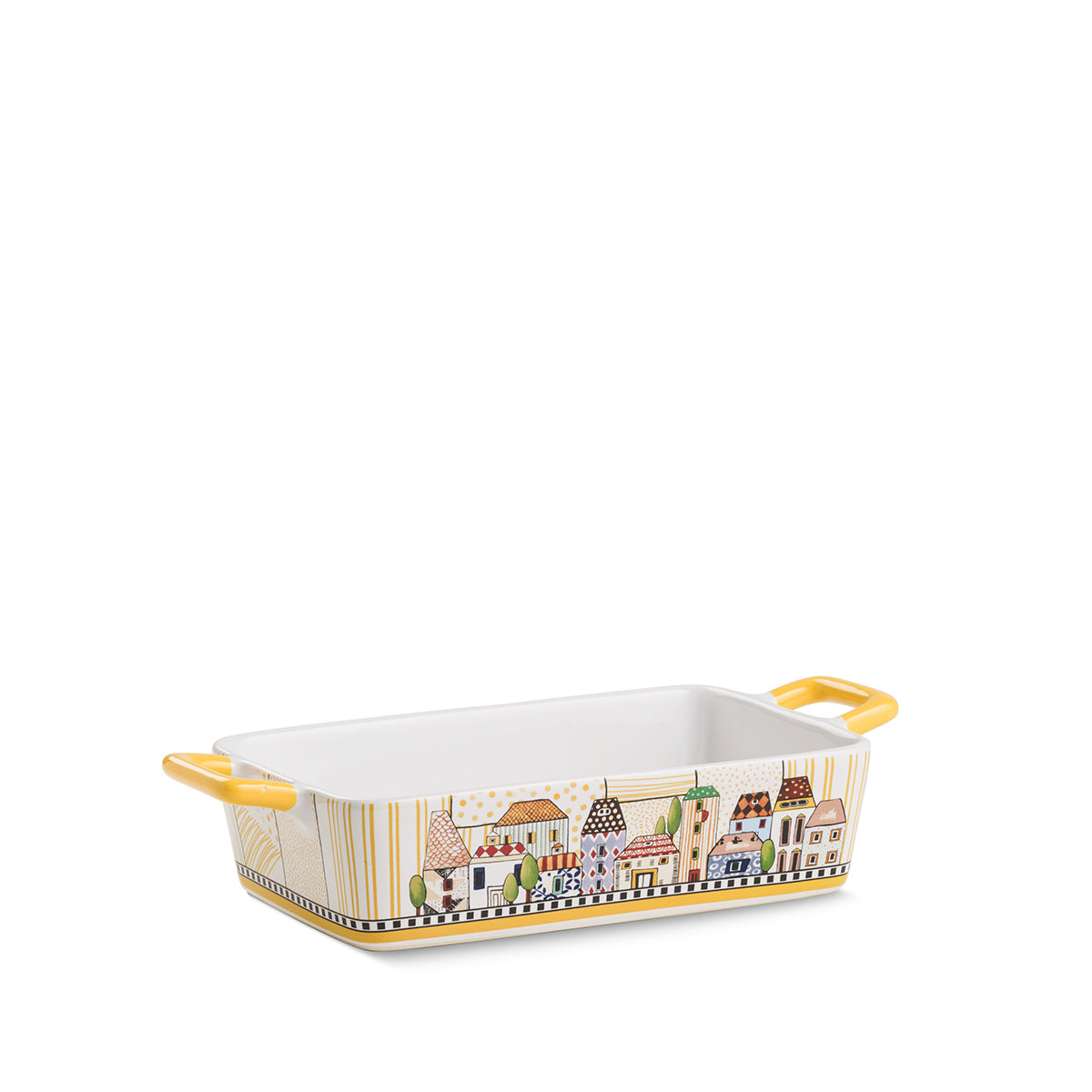 Pirofila “Paese Mio” Gialla 24,5×13