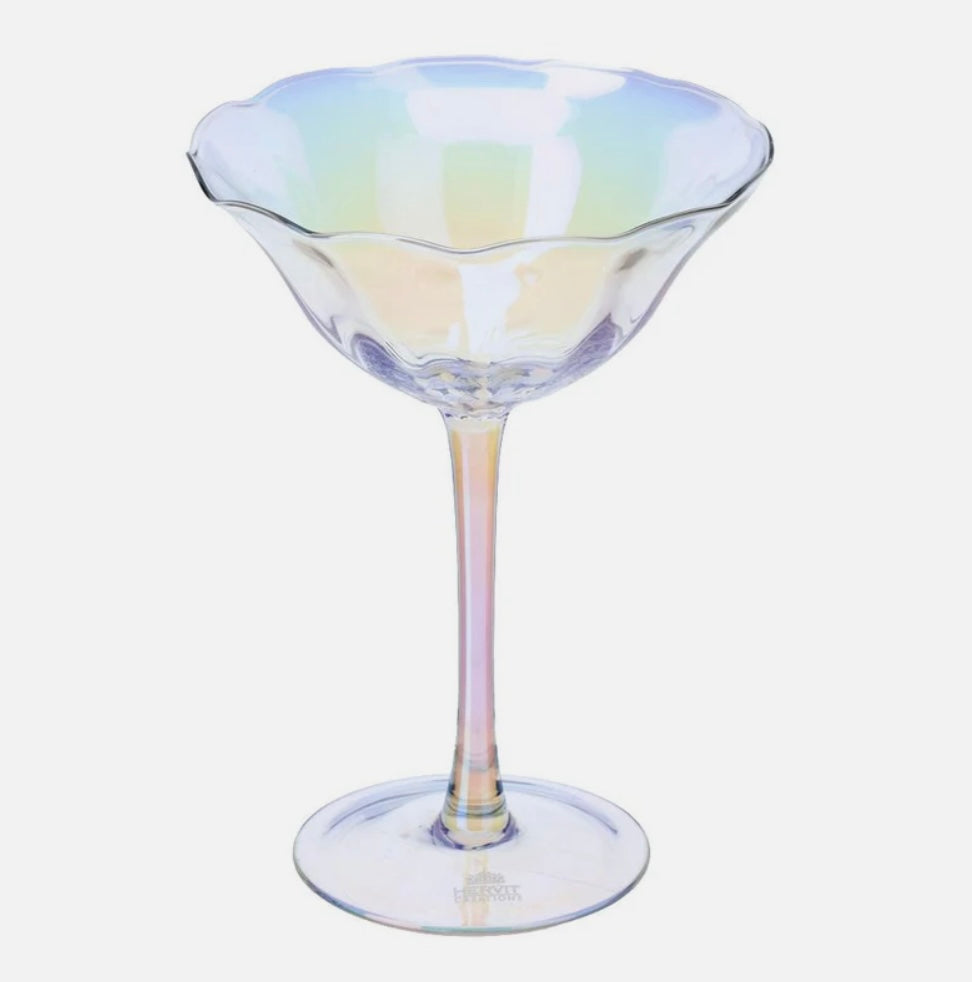 HERVIT - Box 2 Bicchieri Vetro Coppa 12X17Cm