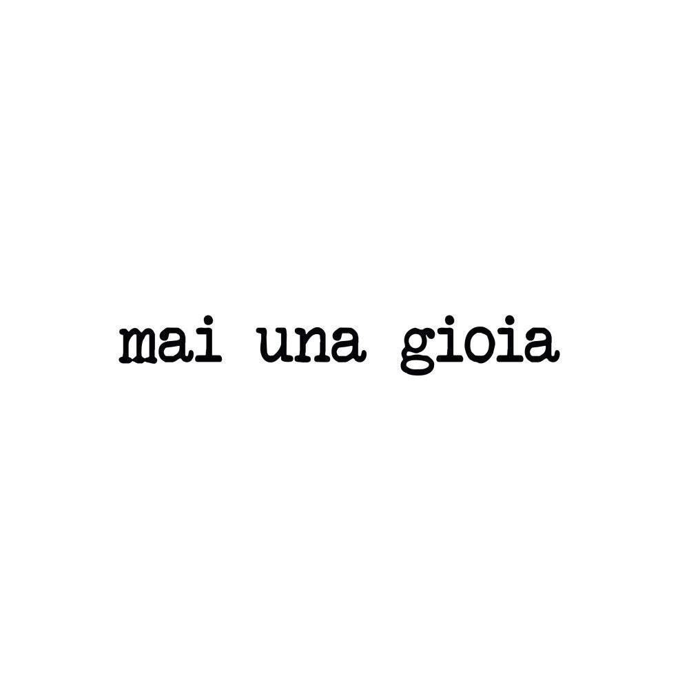 Set 2 piatti “mai una gioia”
