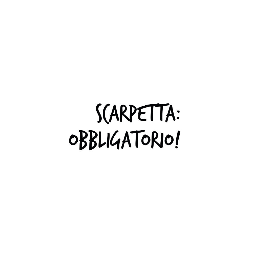 Set 2 piatto fondo “SCARPETTA OBBLIGATORIO”