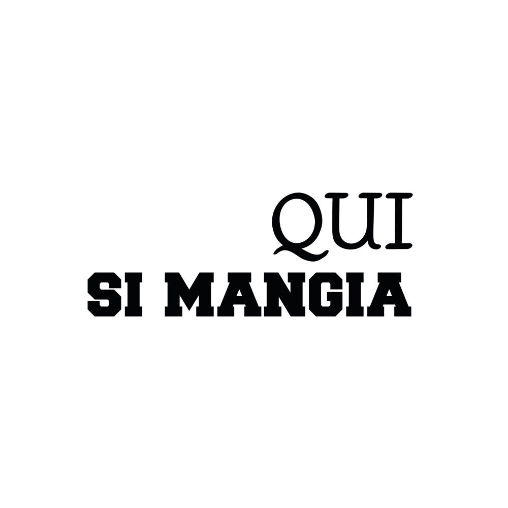 Piatto portata “QUI SI MANGIA”