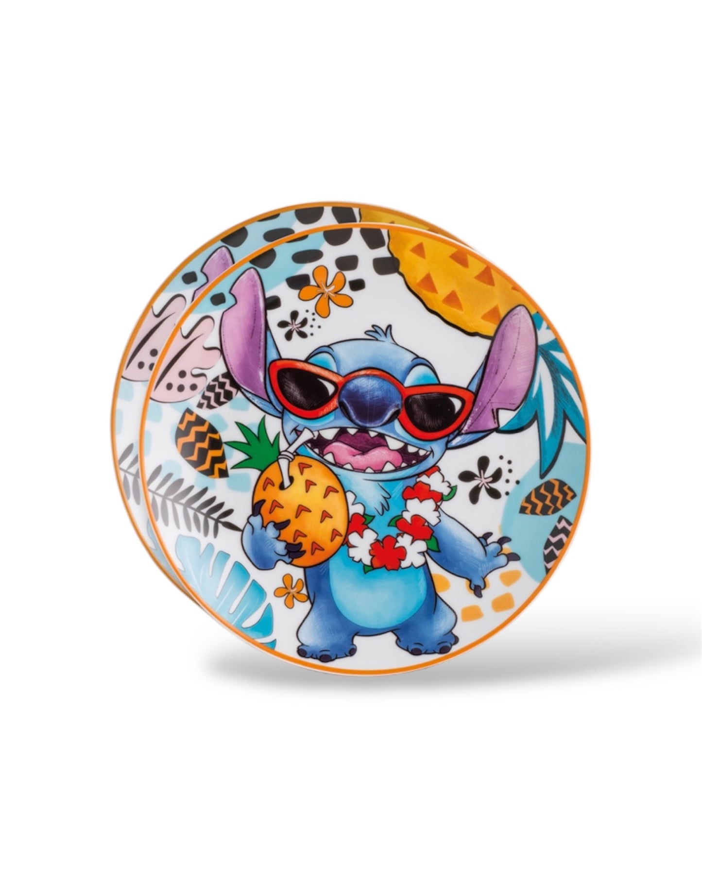 Set 2 piatti dessert Stitch d.19