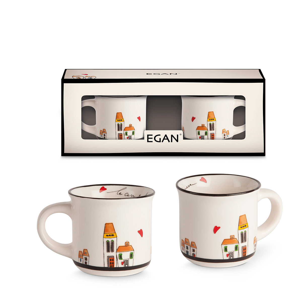 Set 2 mug Le Casette