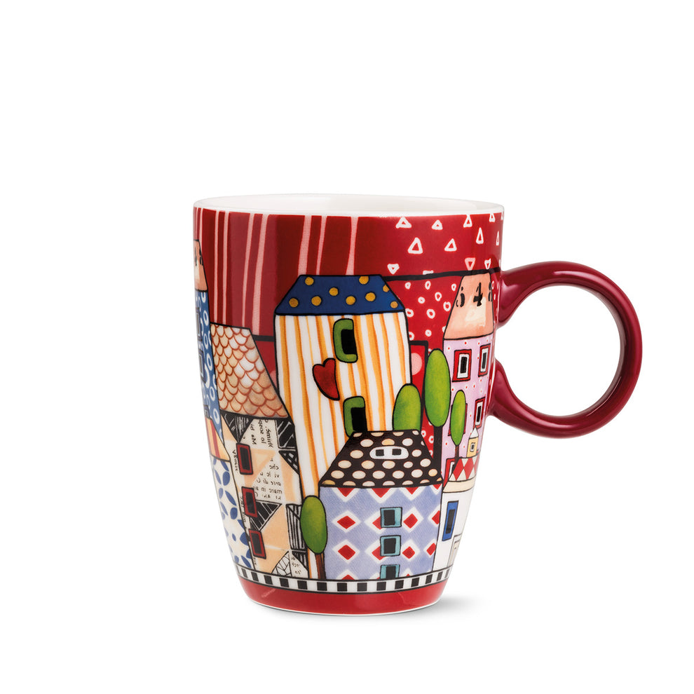 Tazza “Paese Mio” Rossa 430 ml 