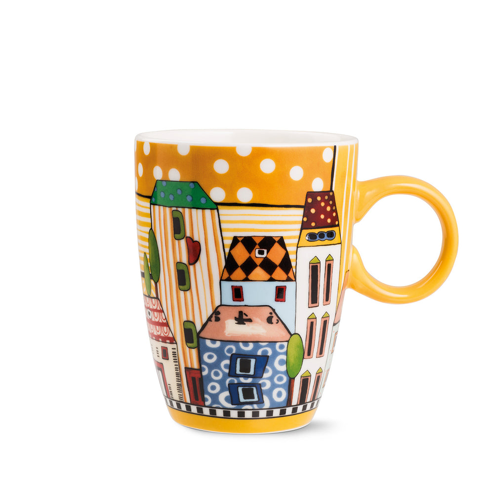 Tazza “Paese Mio” Gialla 430 ml 