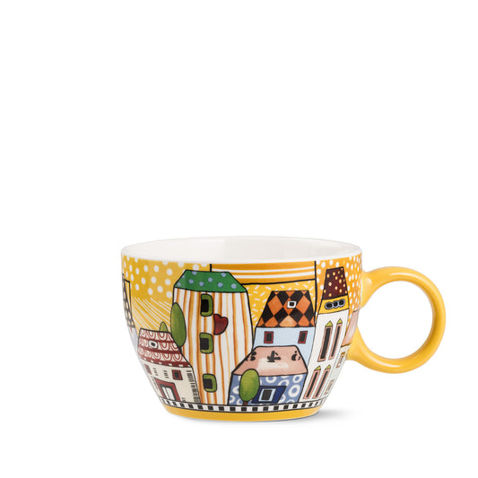 Tazza Colazione “Paese Mio” Gialla 460 ml