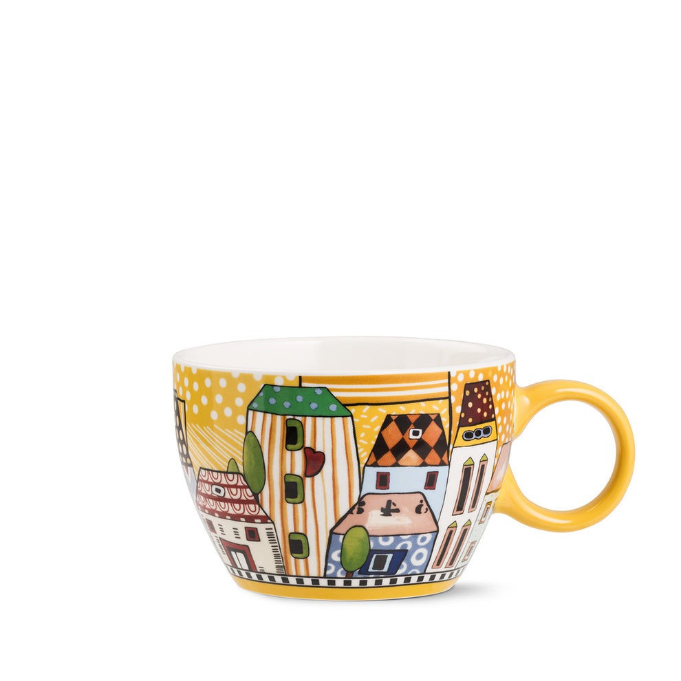 Tazza Colazione “Paese Mio” Gialla 460 ml 