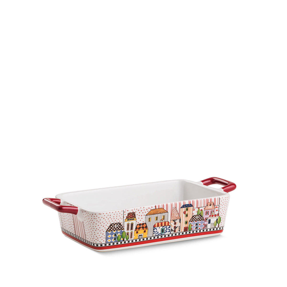 Pirofila “Paese Mio” Rossa 24,5×13