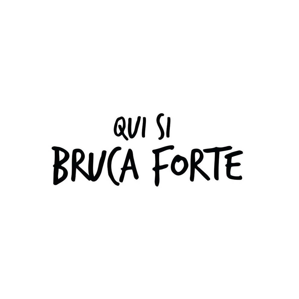 Coppa “qui si bruca forte” 21cm 