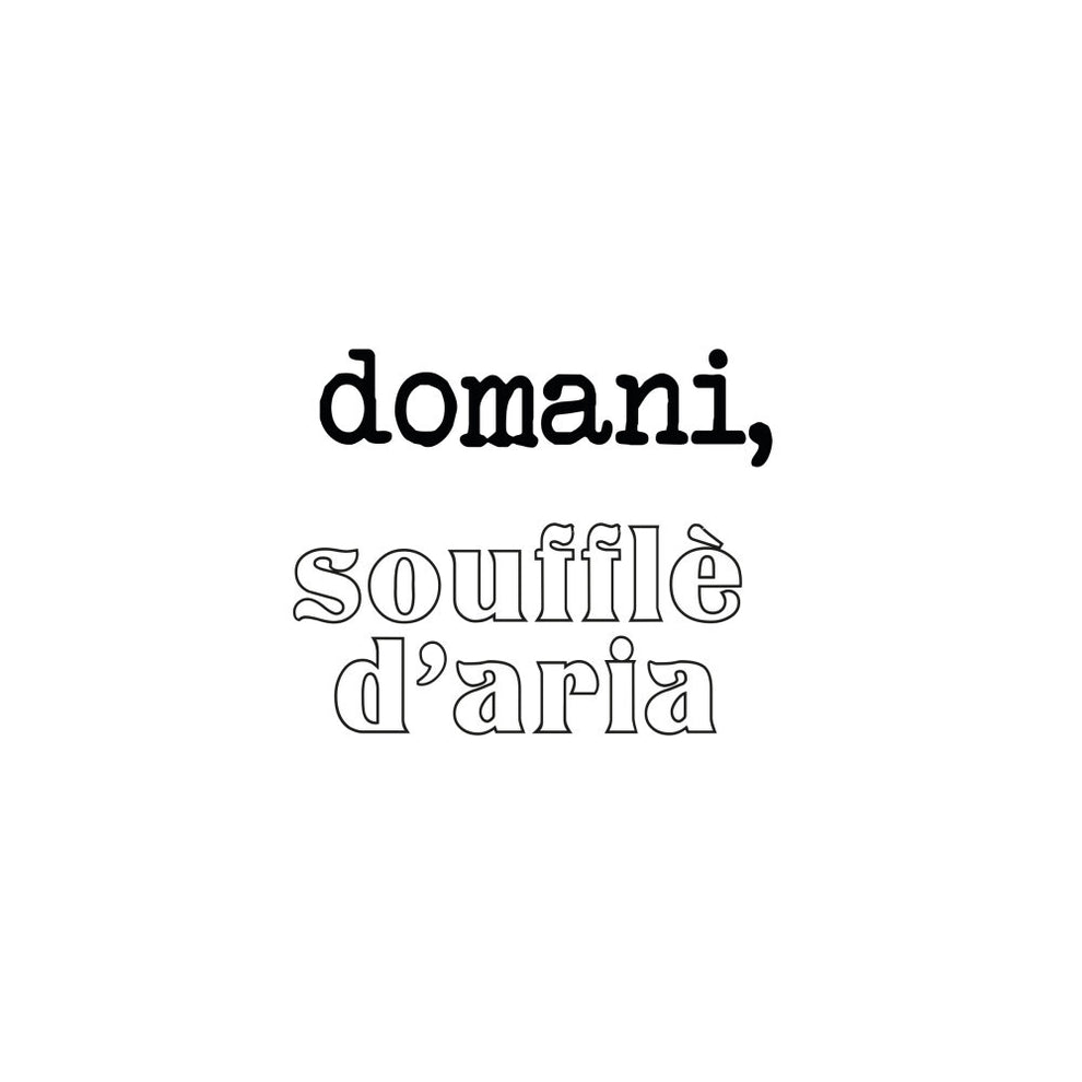 Piatto “domani soufflè d’aria” 