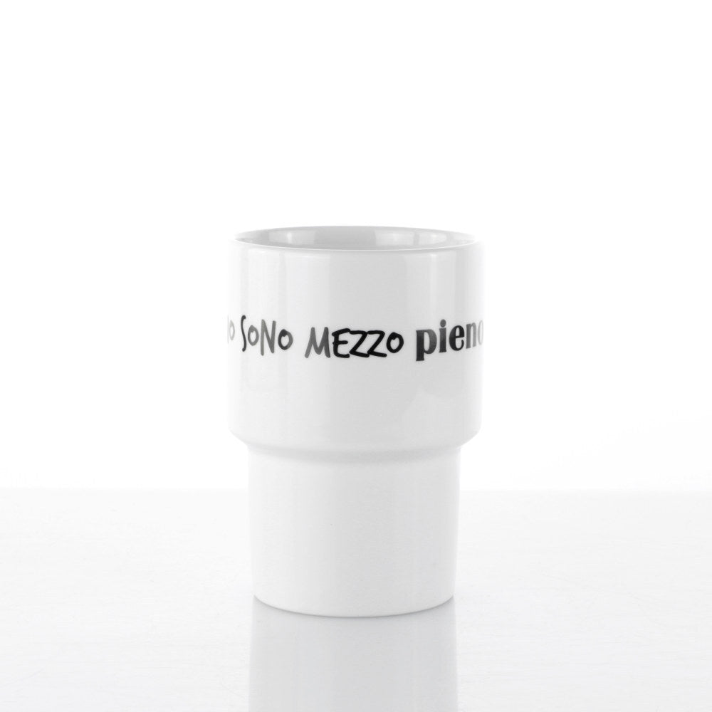 Mug 500ml “io sono mezzo pieno, io sono mezzo vuoto”