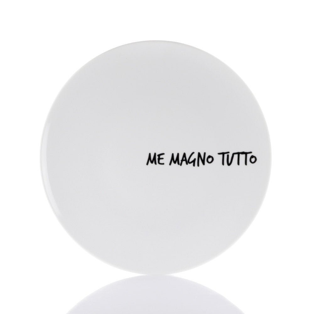 Set 2 piatto piano “ME MAGNO TUTTO”