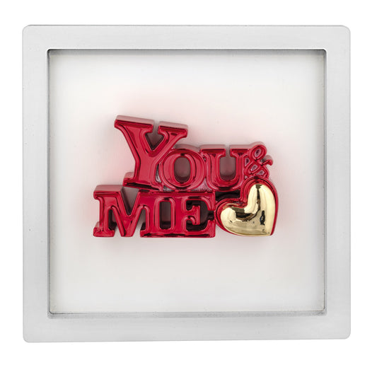 Quadro “you e me” 16x16