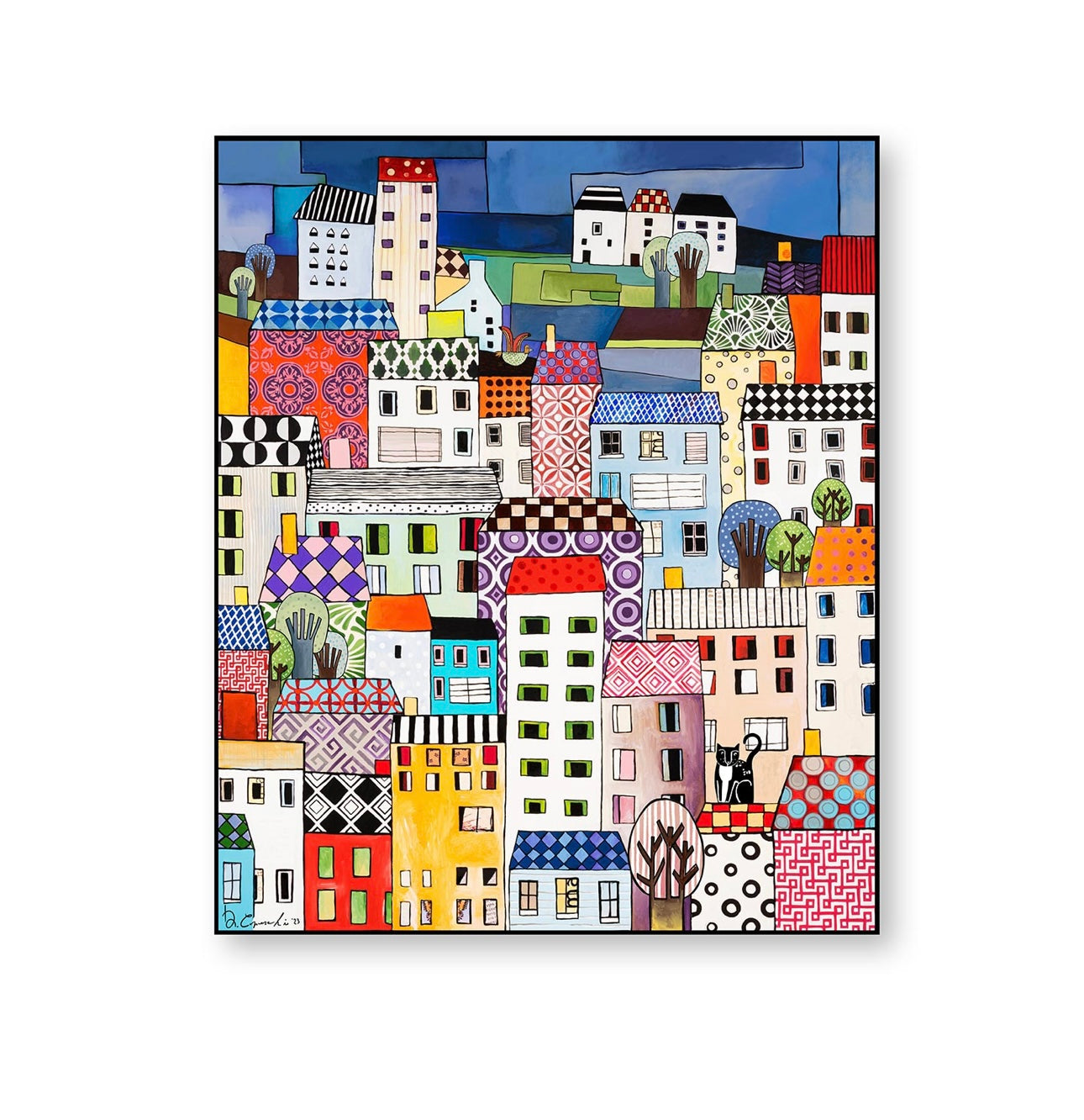 Quadro “Paese mio” 100X120