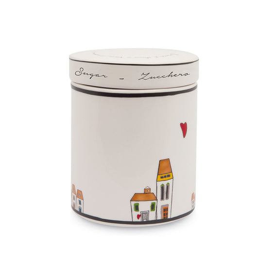 Barattolo zucchero Le Casette